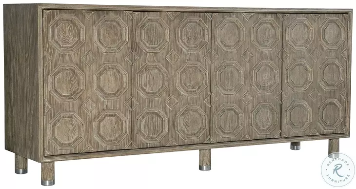 Alhambra Aspen Oak 2 Drawer Credenza