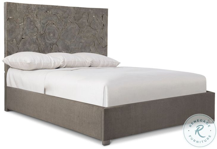 Calavaras Smoke King Upholstered Panel Bed