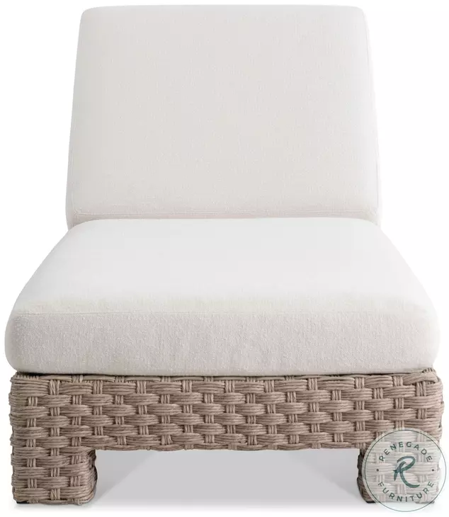 Trieste Pampas And Cream Outdoor Chaise