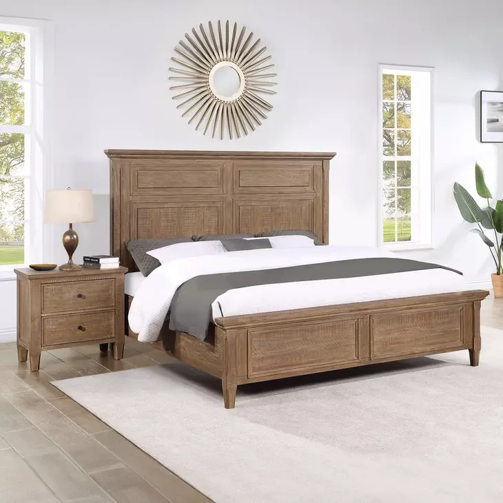 Riverdale Brown 2 Drawers Nightstand