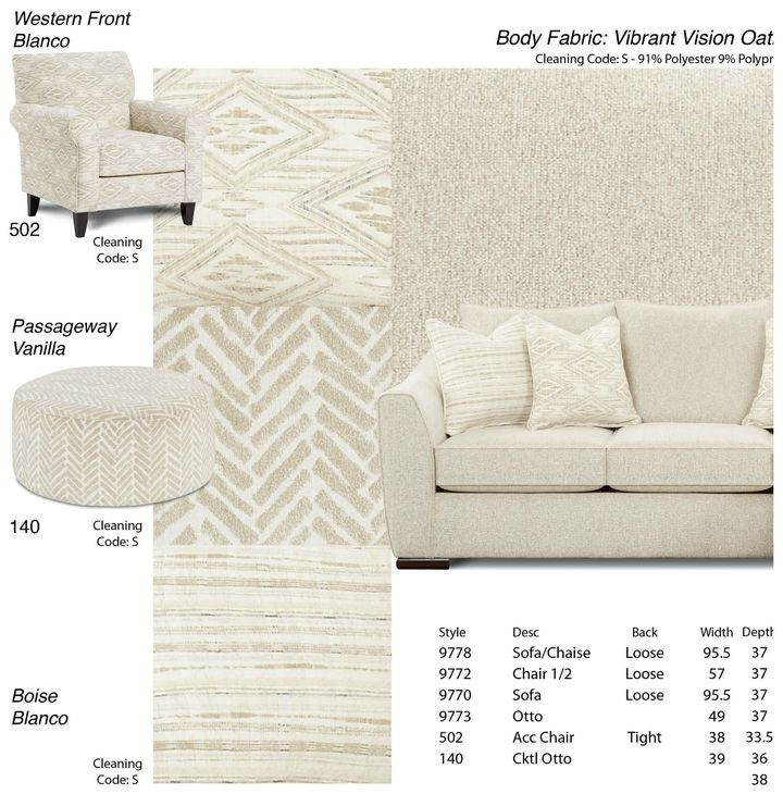 Vibrant Vision Oatmeal Beige Upholstered Accent Chair with Throw Pillows