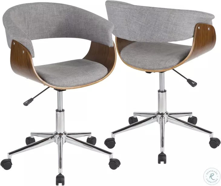 Vintage Chrome Mod Office Chair