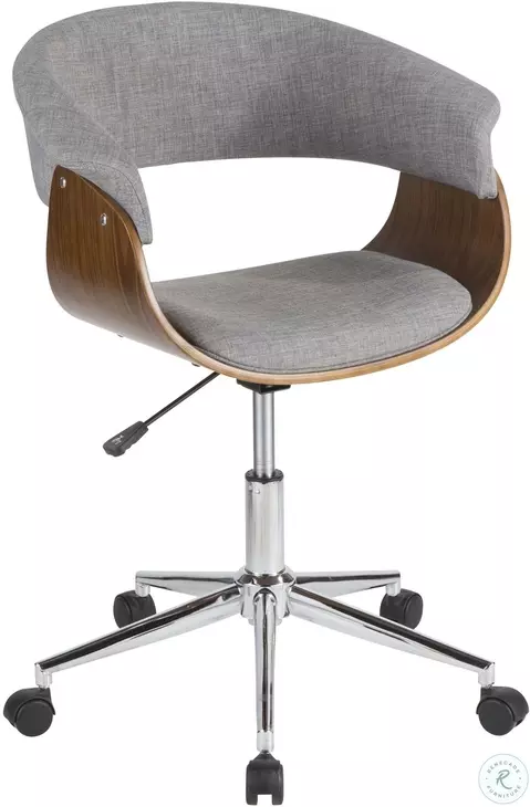 Vintage Chrome Mod Office Chair