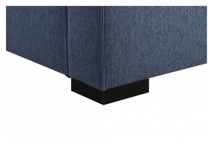 Zest Blue Queen Upholstered Panel Bed
