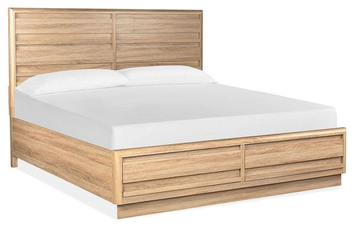 Brentwood Heights Provincial Brown King Storage Panel Bed