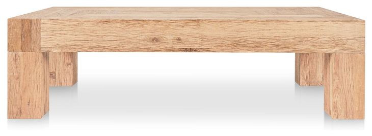 Evander Aged Oak Rectangular Coffee Table