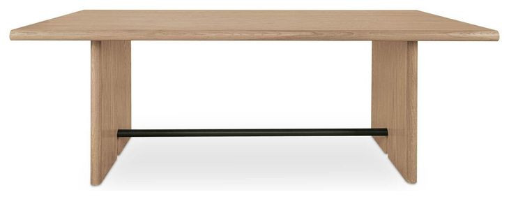 Madison Natural 82" Rectangular Dining Table