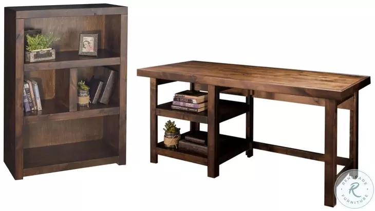 Sausalito Whiskey Home Office Set with Workstation