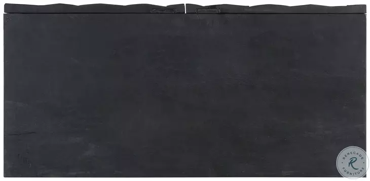 Mercantile Black Wood 2 Door Chest