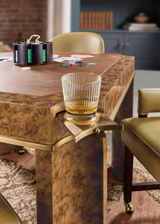 Archives Brown Upholstered Game Chair