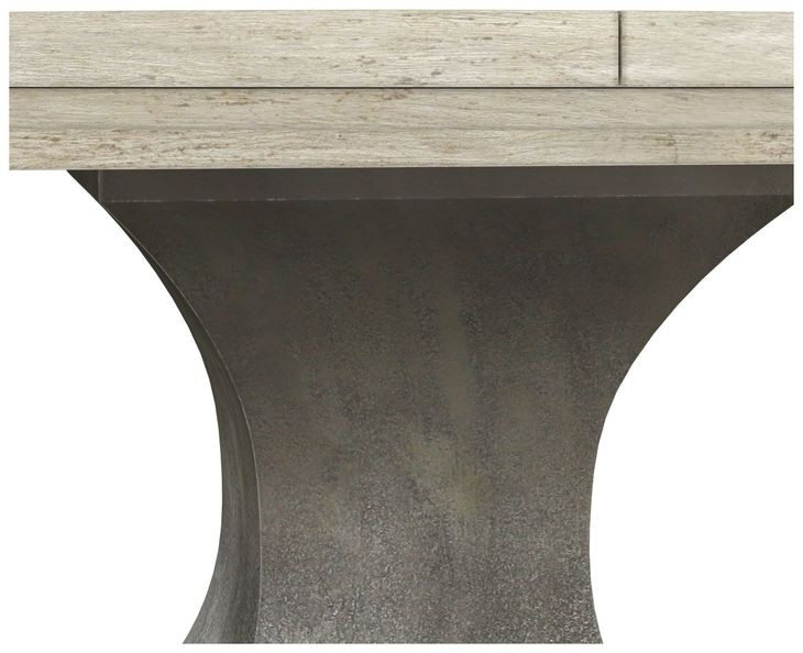 Cotiere Cream Linen and Sanded Bronze 50" Round Dining Table