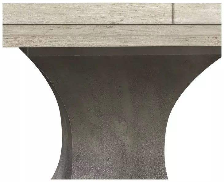Cotiere Cream Linen and Sanded Bronze 50" Round Dining Table