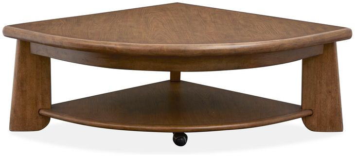 Tanner Tawny Brown Free Form Lift Top Cocktail Table