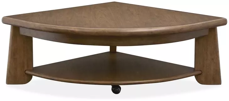 Tanner Tawny Brown Free Form Lift Top Cocktail Table