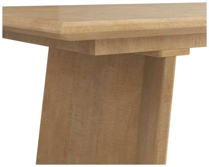 Loft Brown 86" Rectangular Dining Table