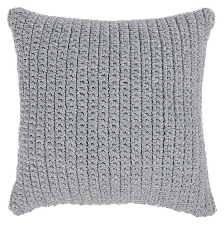 Prism Light Gray Square Accent Pillow