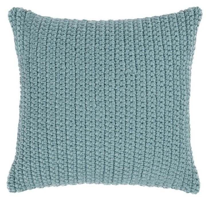 Prism Pool Blue Square Accent Pillow