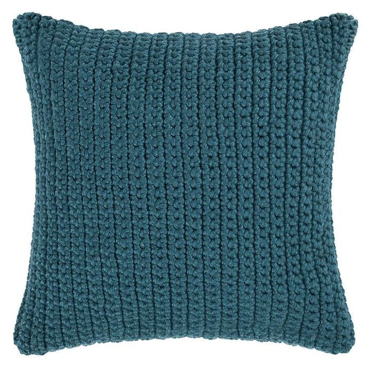 Prism Ocean Blue Square Accent Pillow