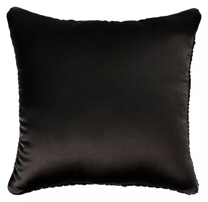 Prism Black Square Accent Pillow Set of 2