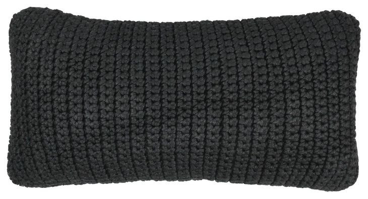 Prism Black Rectangular Accent Pillow