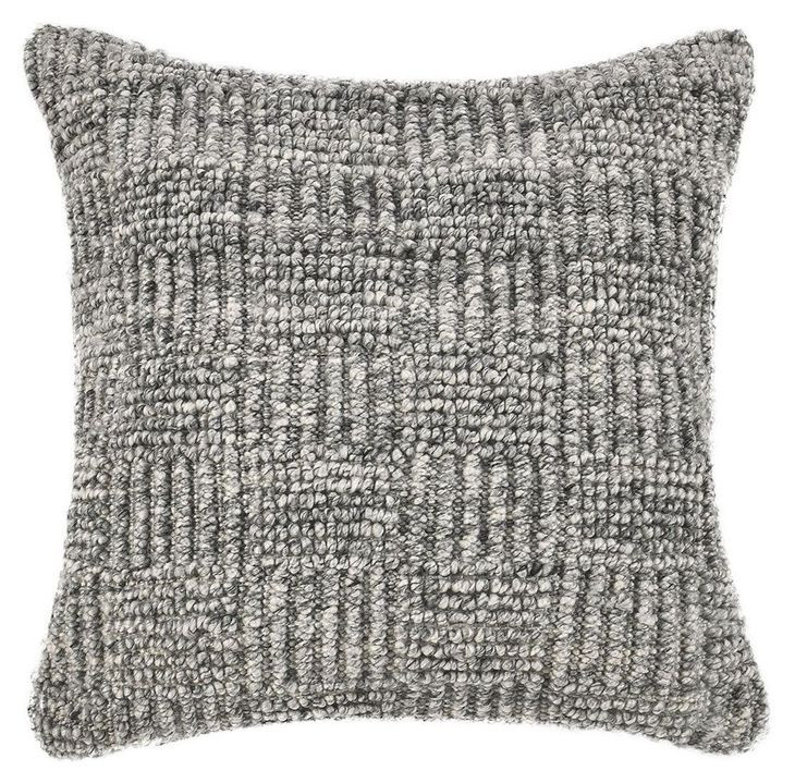 Shades Vico Gray Square Accent Pillow