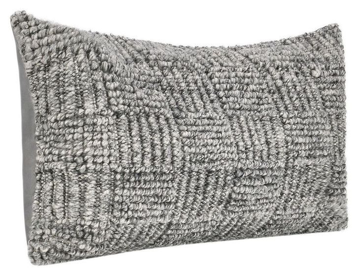 Shades Vico Gray Rectangular Accent Pillow