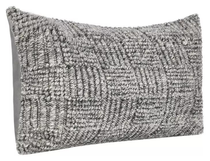 Shades Vico Gray Rectangular Accent Pillow Set of 2