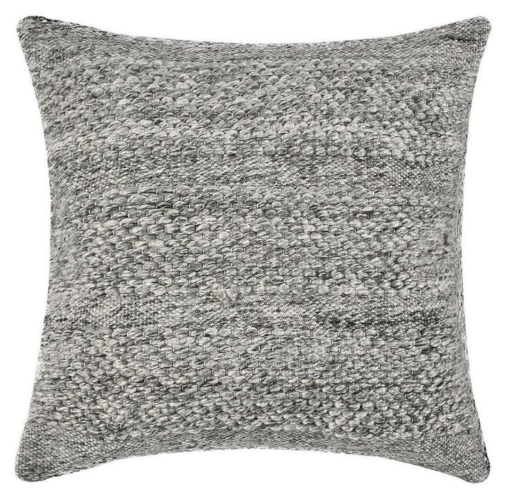 Shades Ford Gray Square Accent Pillow