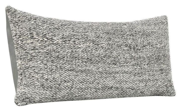 Shades Stella Gray Rectangular Accent Pillow