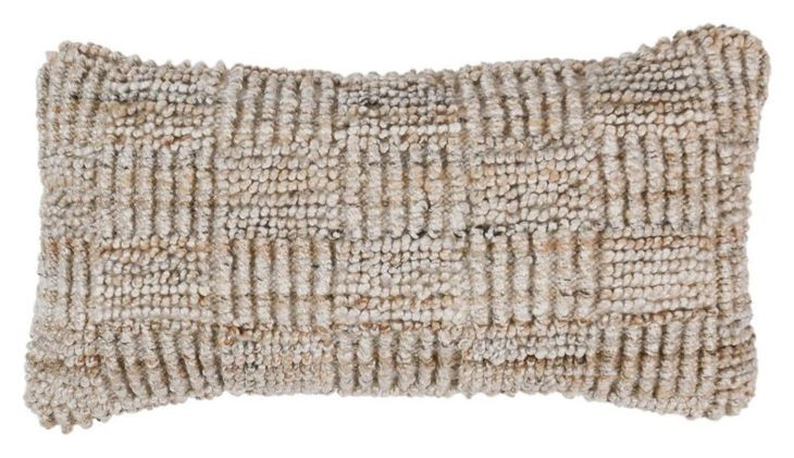 Shades Vico Caramel and Beige Rectangular Accent Pillow