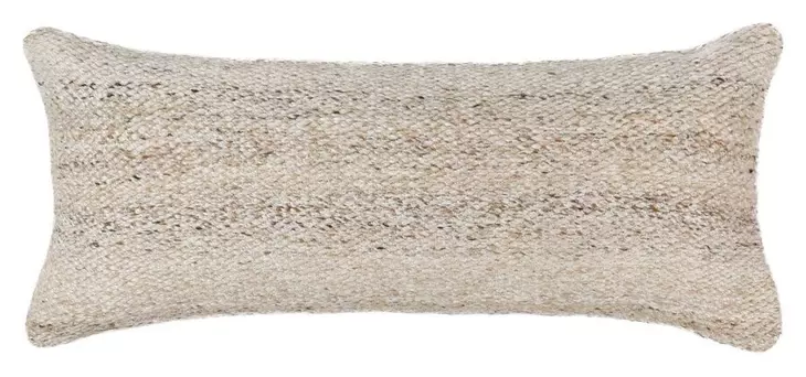 Shades Stella Caramel and Gray Rectangular Accent Pillow