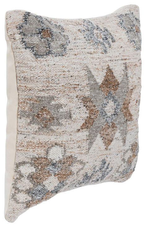 Performance Ardeth Clay and Beige Square Accent Pillow