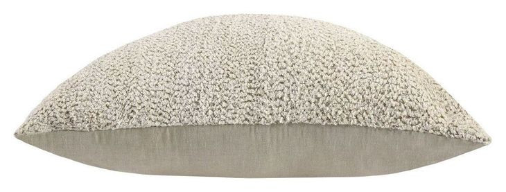 Poufs Maris Ivory and Natural Square Floor Accent Pillow