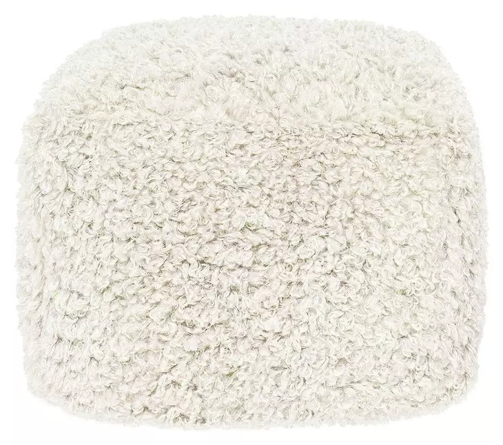 Poufs Carters Ivory Square Accent Pouf