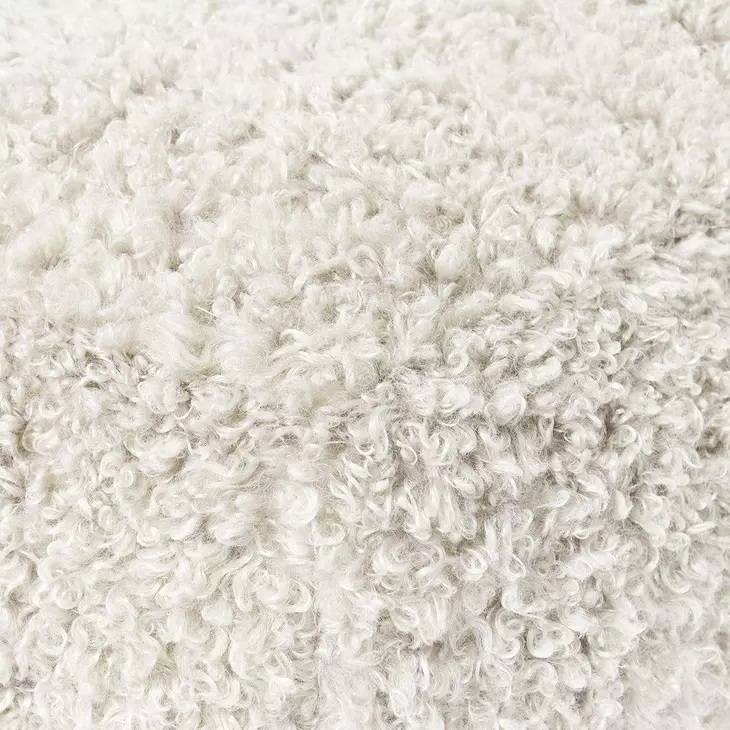 Poufs Carters Ivory Square Accent Pouf