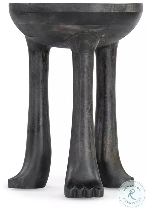 Commerce And Market Black Natural Wood Spot Table