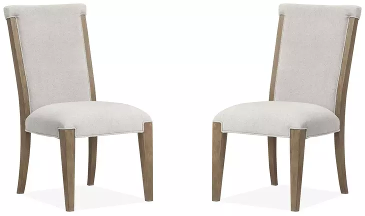 Plum Creek Gray Upholstered Side Chair Set of 2