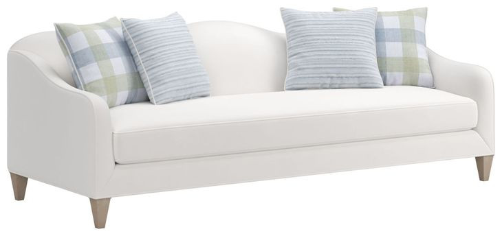 Artisan Upholstery Snow White 93" Jean Sofa