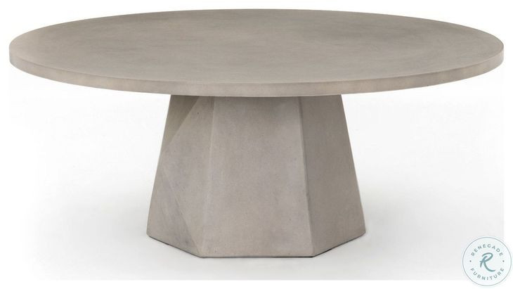 Bowman Grey Concrete Outdoor Coffee Table