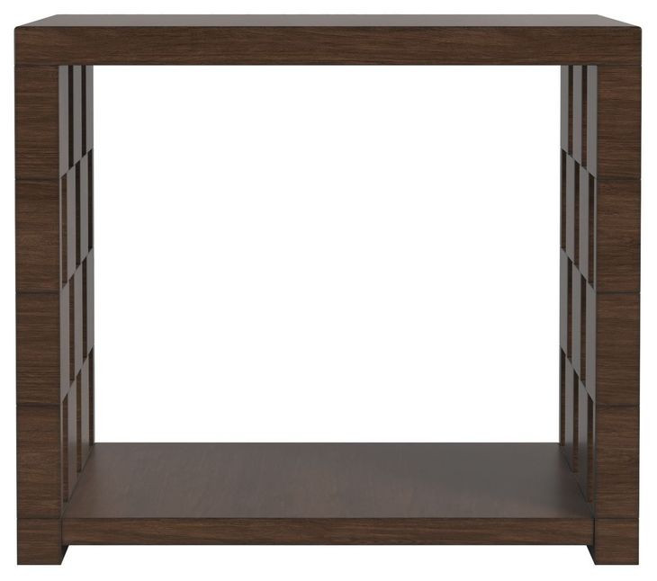 Verge Handcrafted Walnut Rectangular End Table