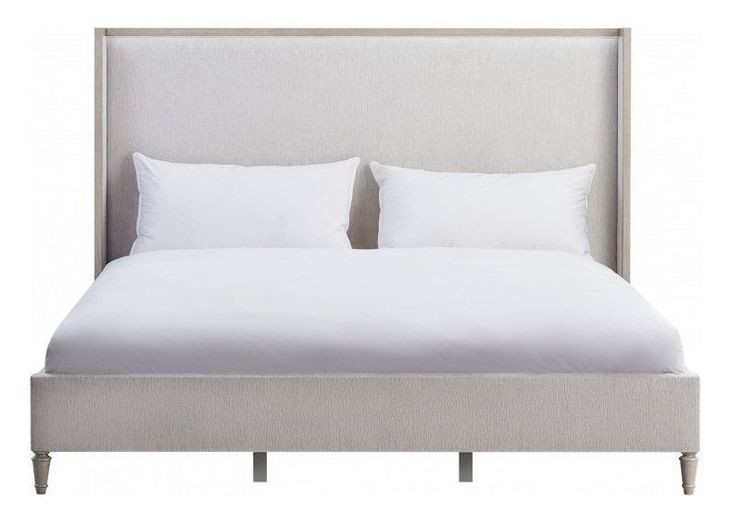 Zest Cream King Upholstered Panel Bed