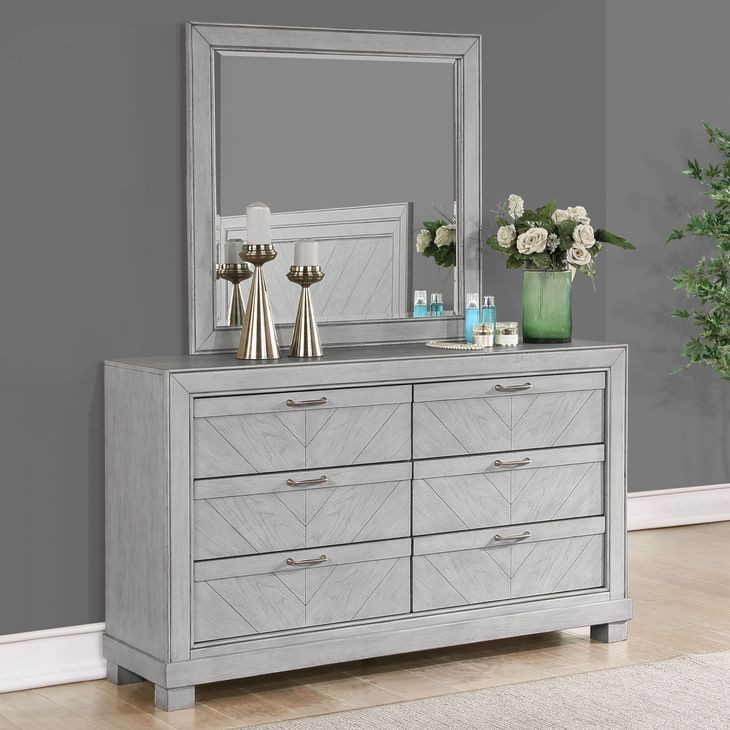 Montana Gray Bedroom Mirror