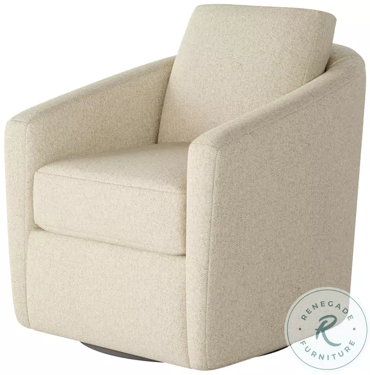 Daisey Journey Ivory Swivel Glider