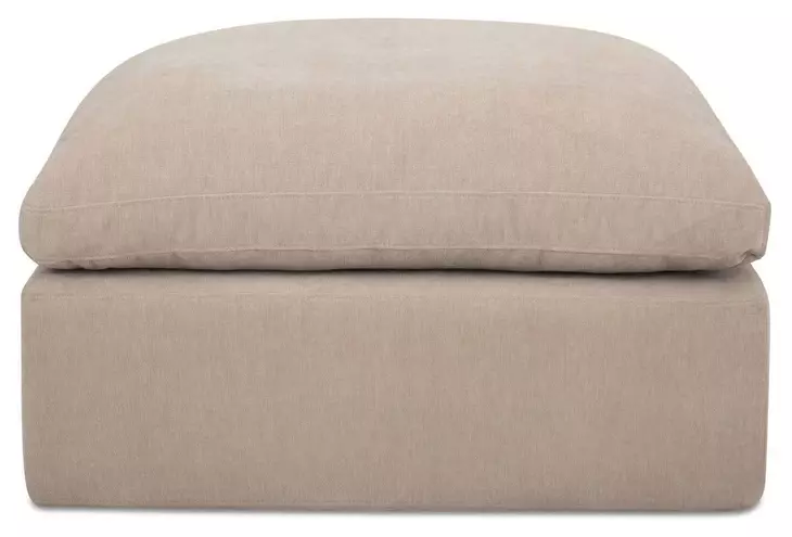 Cates Pebble Upholstered Square Ottoman