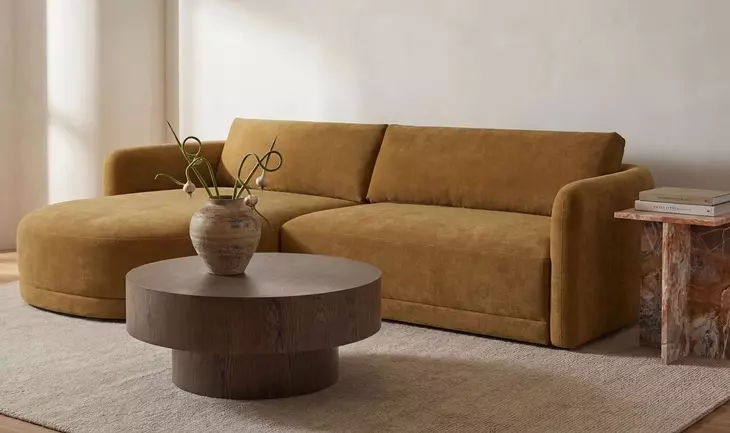 Emmy Ginger 2 Piece Modular LAF Chaise Sectional