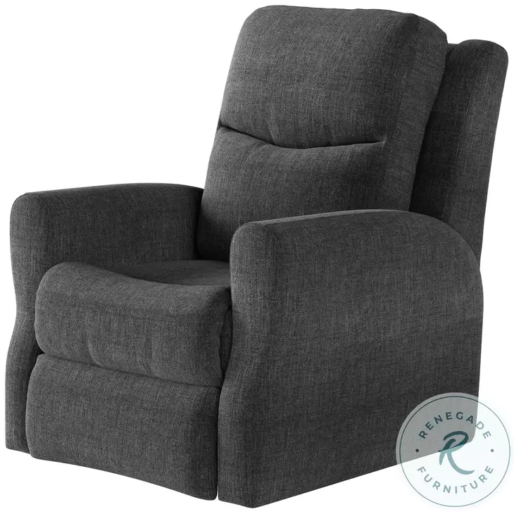 Fame Bahari Charcoal Power Headrest Rocker Recliner