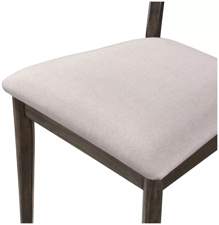 Rex Beige Upholstered Counter Height Chair Set of 2