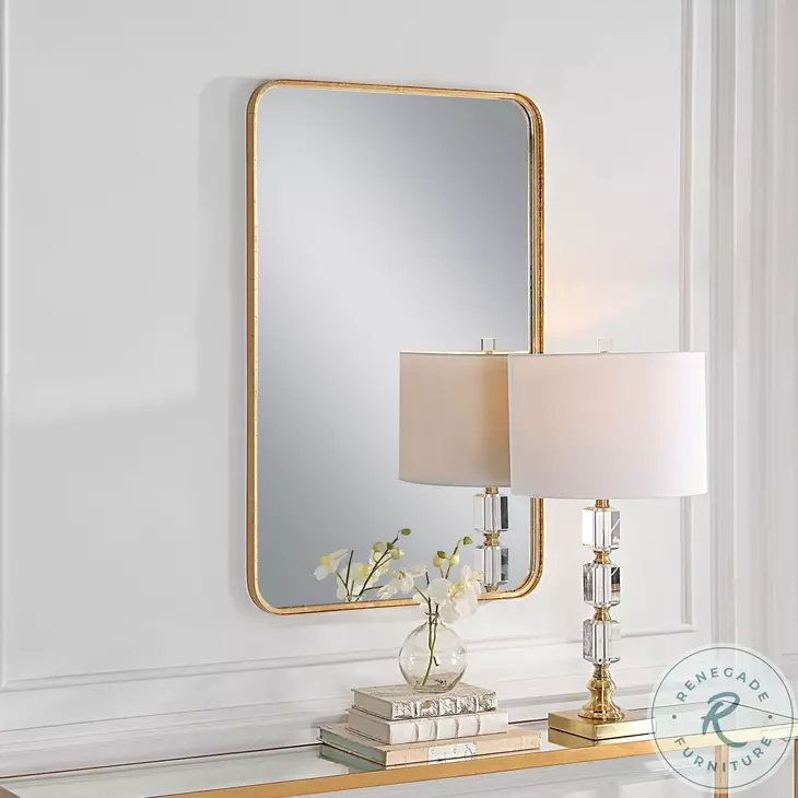 W00545 Gold Leaf Mirror