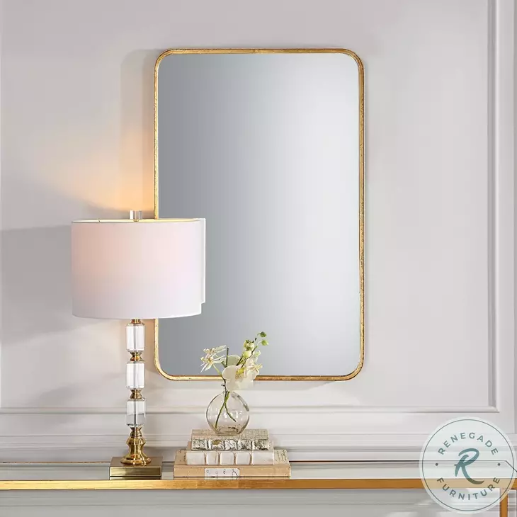 W00545 Gold Leaf Mirror