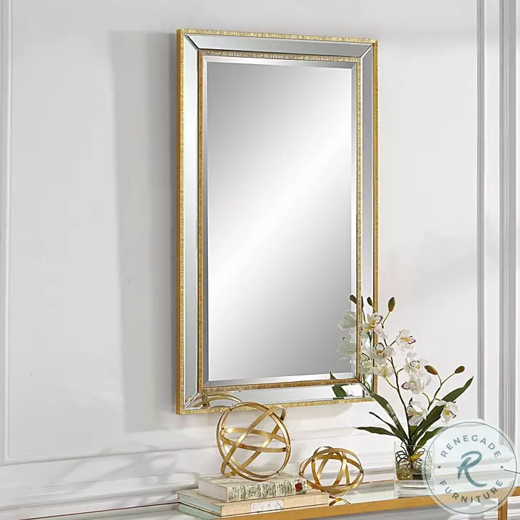 W00553 Gold Mirror